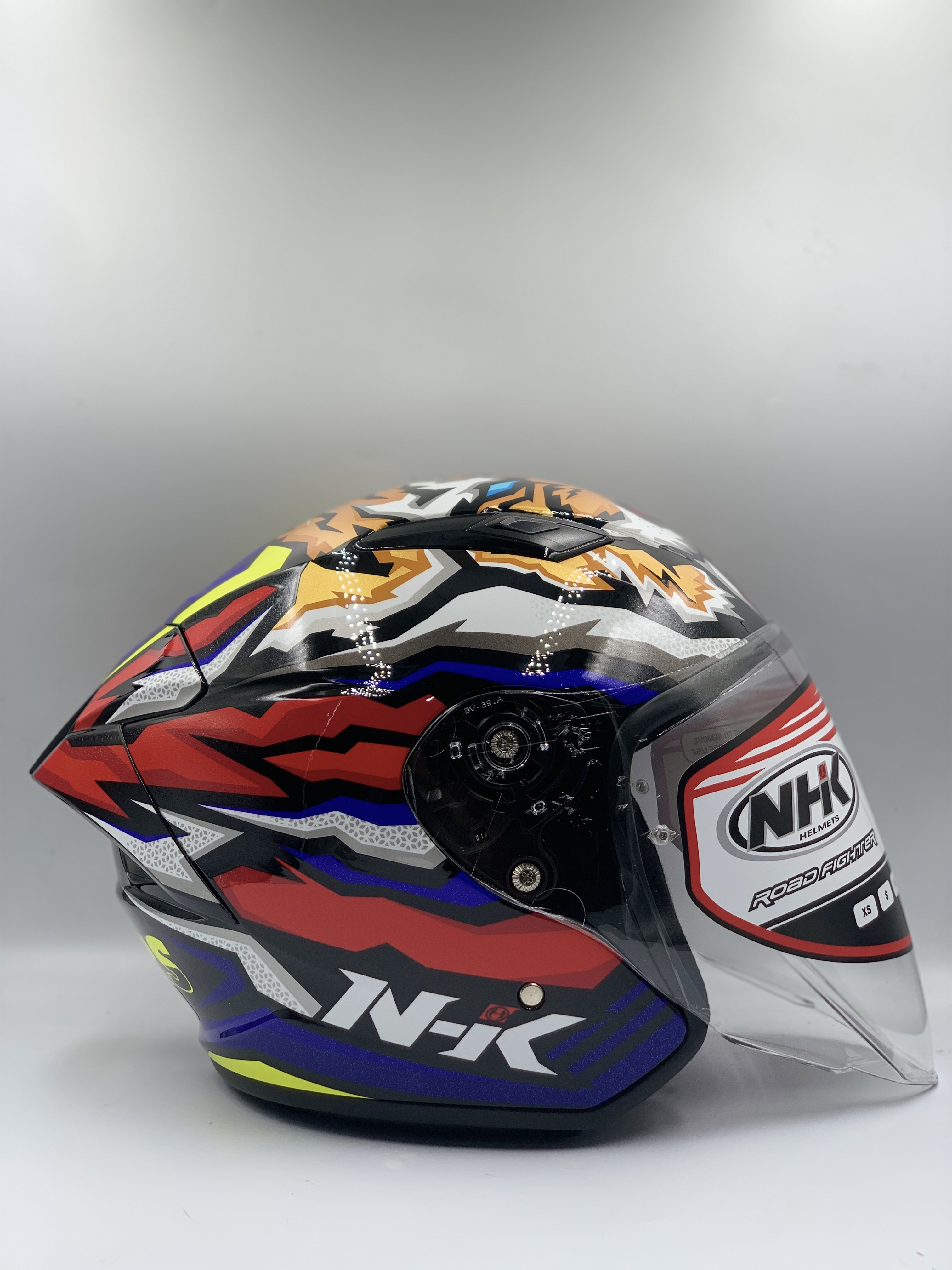 NHK Helmet S1GP S DAMOK #3 (Tiger) Black Glossy (ECE 22.06)